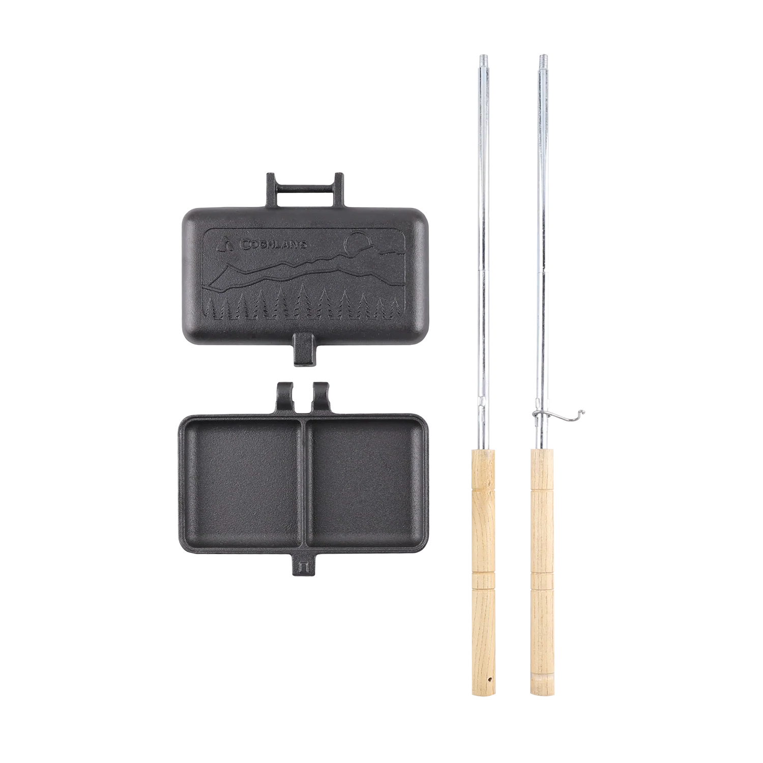 Double Cast Iron Camp Cooker - Image 3