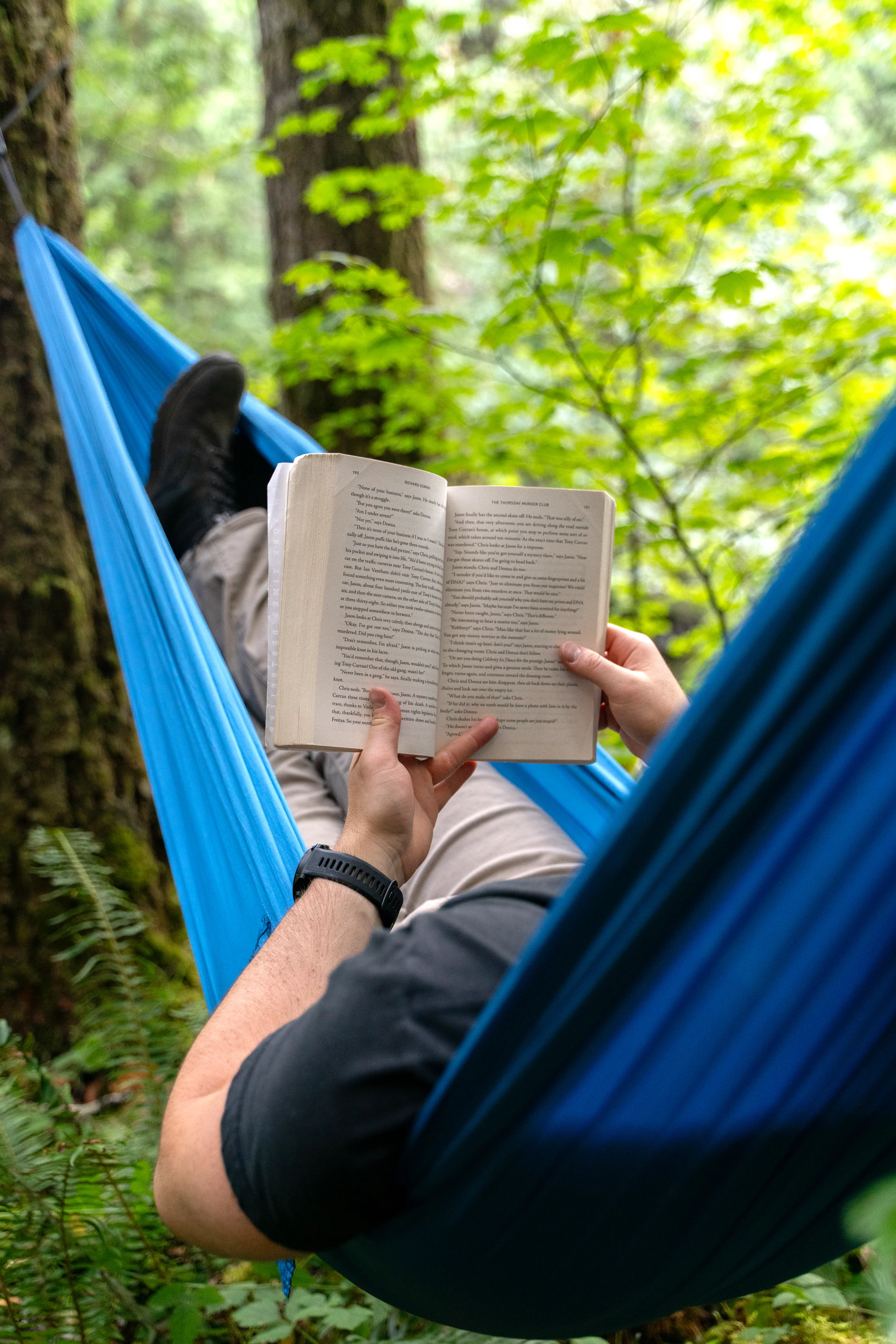 Parachute Hammock - Blue - Image 6
