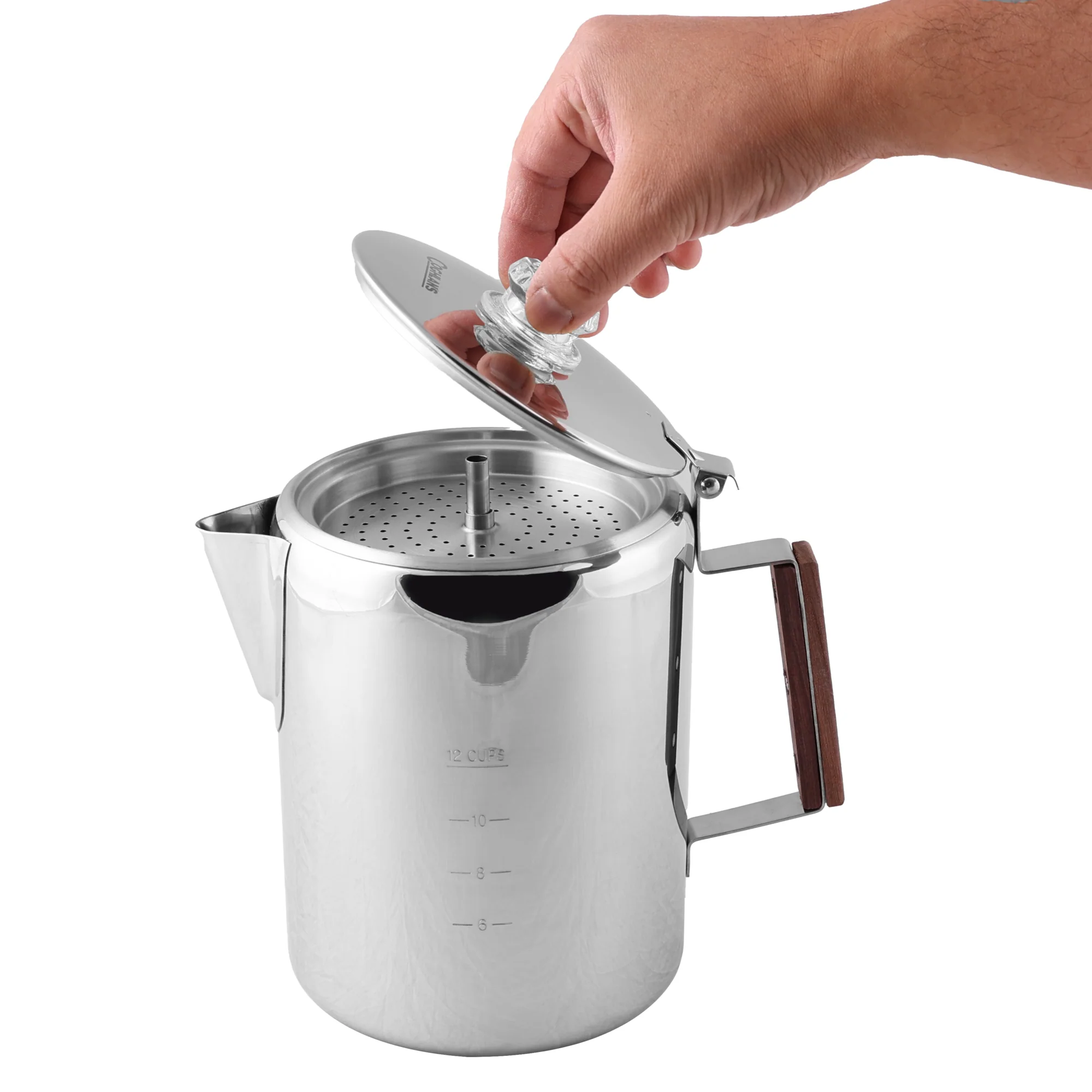 Stainless Coffee Pot - 12 Cup - Image 5