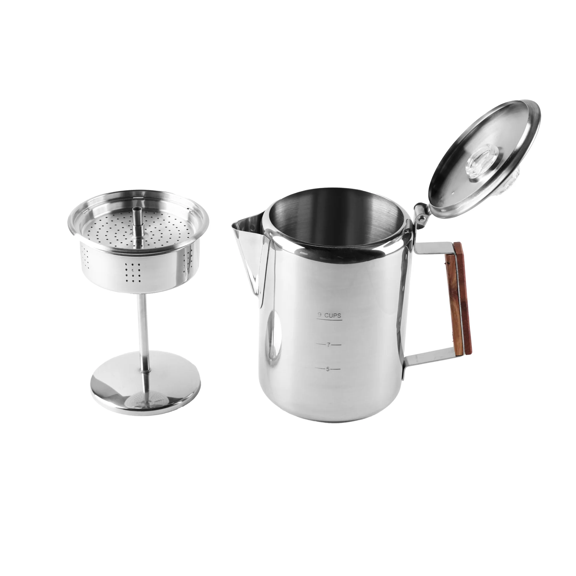 Stainless Coffee Pot - 9 Cup - Image 2