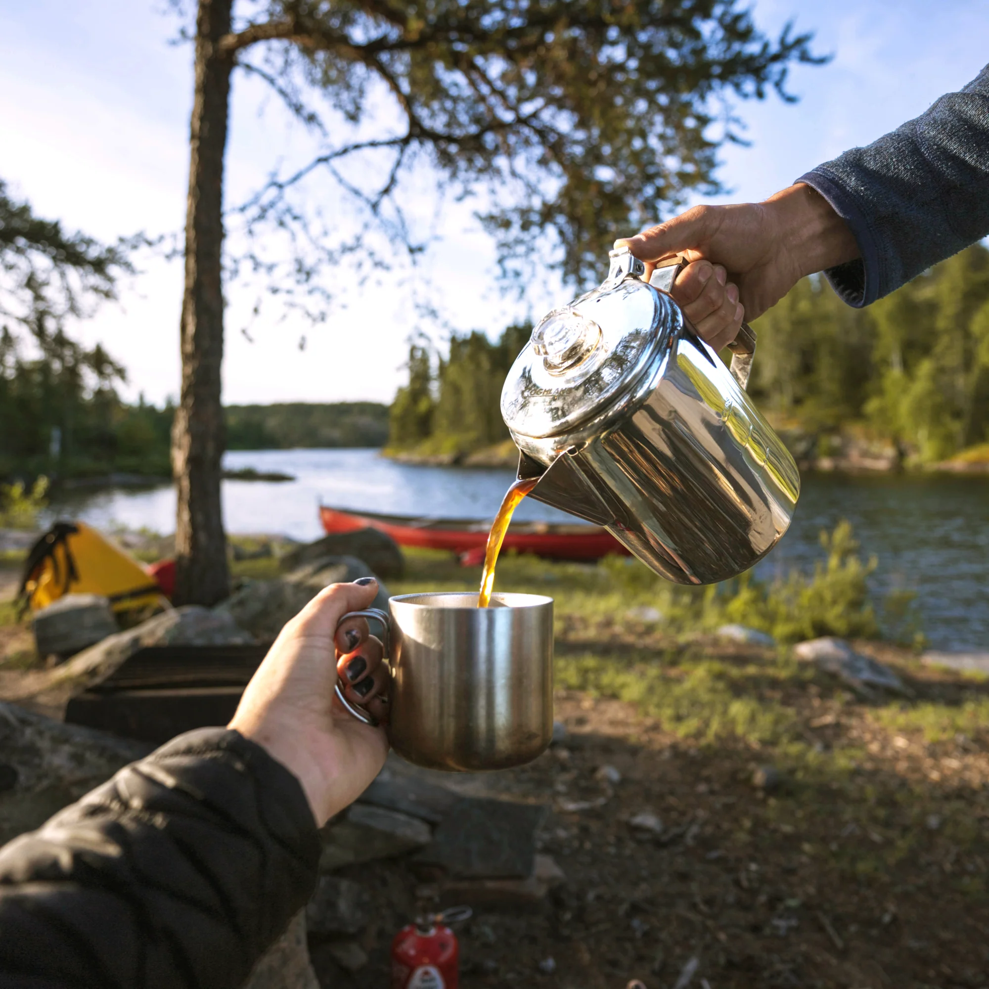 Stainless Coffee Pot - 9 Cup - Image 3