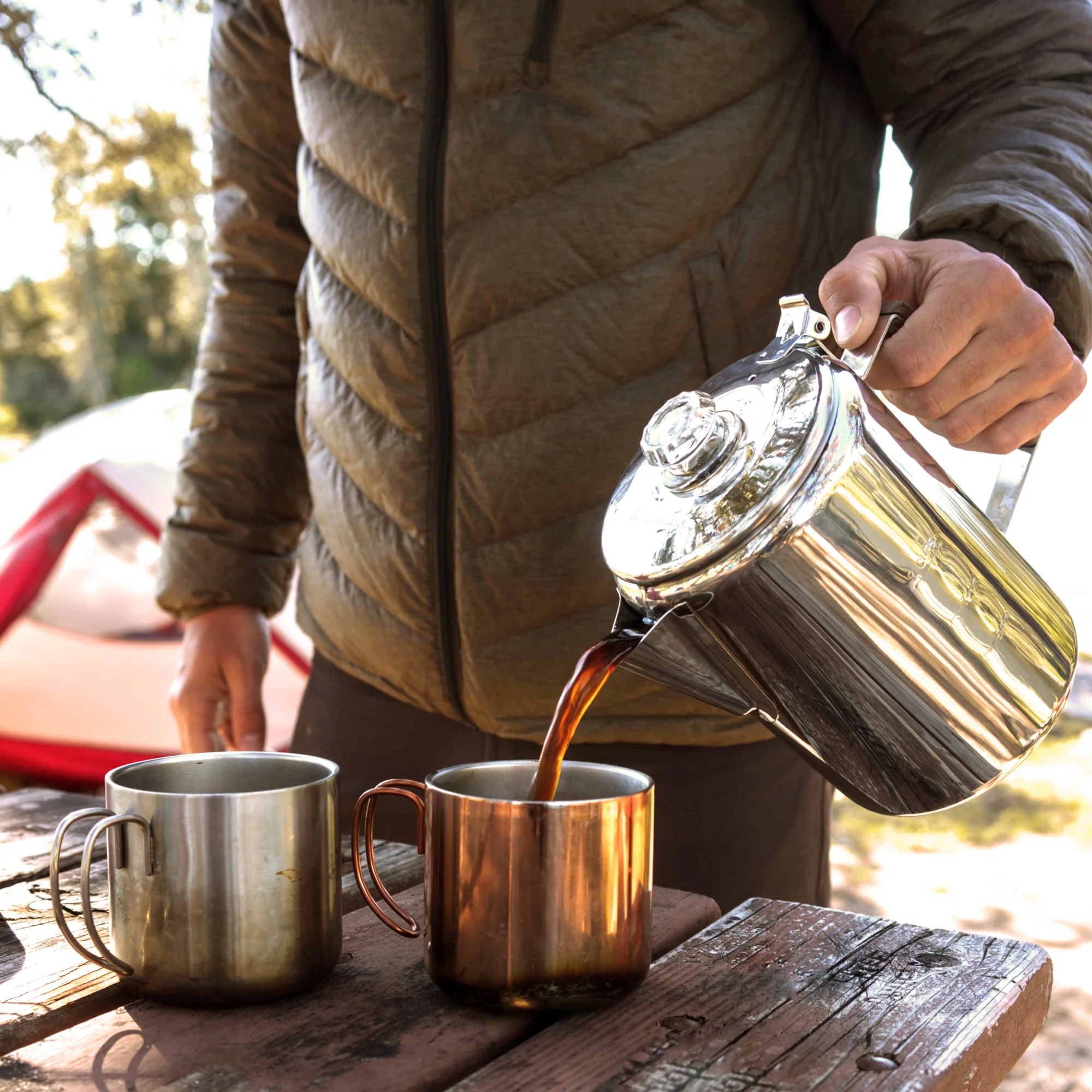 Stainless Coffee Pot - 9 Cup - Image 4
